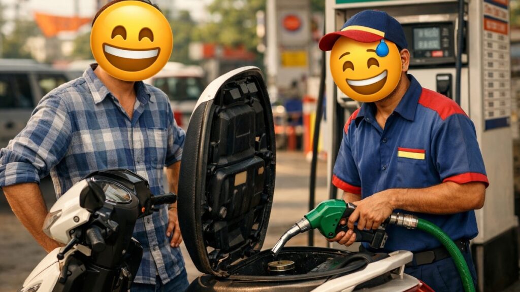 Indian petrol pump miracle